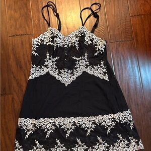 Wacoal Black Lace Detail lace nightgown
